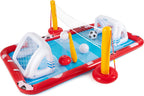 INTEX Dinoland Inflatable Swim Center & Kiddie Pool for Outdoor Play | 57135EP - Blow Up Water Park with Slide, Sprinkler, and Fun Games for Kids Ages 2 and Up