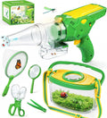 Bug Catcher for Kids Age 3-12, Bug Vacuum Catching Kit with Bug Collector | Butterfly Net Magnifying Glass Bugs Grabber Insect Catcher Tweezers, Outdoor Explorer Toys Gift for Kids