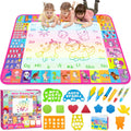Water Doodle Mat, Kids Drawing Toys for 3 4 5 Year Old Boys Girls Gifts | Reusale Princess Color Mat, Mess-Free Coloring, Educational Doodle Toy, Toddlers Birthday Gifts for Age 3 4 5 6 7 8 Year Old
