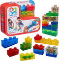 Jelly Blox Creative Kit | Includes 20 Blocks | Toddler & Preschool | Building Blocks Kids Can Squeeze, Stretch, Squish | MESH ACCREDITED | Safety Tested & Ouch-Free | Sensory Play Toy Ages 2+