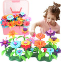 CENOVE Birthday Toys Gift for 3 4 5 6 7 Year Old Girls and Boys,Flower Garden Building Toy with Carry Box, STEM Toys for Preschool Children Educational Activity Toys