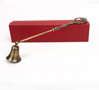 Vintage Candle Snuffer Brass, Candles Flame Extinguisher with Long Handle, Accessory for Candle Lovers (Antique)