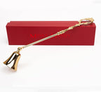 Vintage Candle Snuffer Brass, Candles Flame Extinguisher with Long Handle, Accessory for Candle Lovers (Antique)