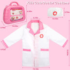 Meland Doctor Kit with Puppy for Kids, Pretend Play Toy Gift for Ages 3–6 | A gift for toddler girls birthday Christmas, Encourages caring role play, builds confidence, stays neatly organized