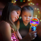 ArtCreativity Spinning Light Up Toy Wand, Autism Sensory Spinner Kids Gift | Visual Stimming Calming Spin Toy, Cause and Effect Sensory Play, Autistic Boys Girls, Ages 3+, 7.5in, 3 AA Included