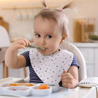 PandaEar 7 Pack Silicone Baby Feeding Spoon, Baby Led Weaning Supplies | Toddler Infant Feeding Spoon First Stage, BPA Free