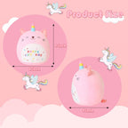 SQEQE Unicorn Cat Plush Kawaii Birthday Cat Plushies Pillow Cat Stuffed Animal Toy Soft Plushie Doll Gifts for Kids Decor(Caticorn, 8 Inch)