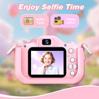 Goopow Kids Camera Toys for 3-8 Year Old Girls Boys,Children Digital Video Camcorder Camera with Cartoon Soft Cover, Best Chritmas Birthday Festival Gift for Kids