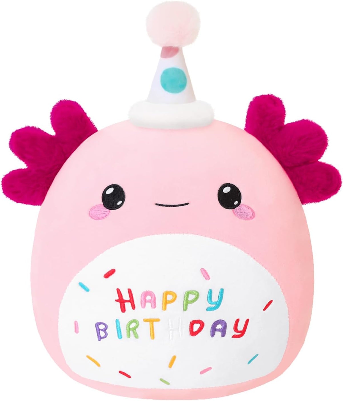 SQEQE Unicorn Cat Plush Kawaii Birthday Cat Plushies Pillow Cat Stuffed Animal Toy Soft Plushie Doll Gifts for Kids Decor(Caticorn, 8 Inch)