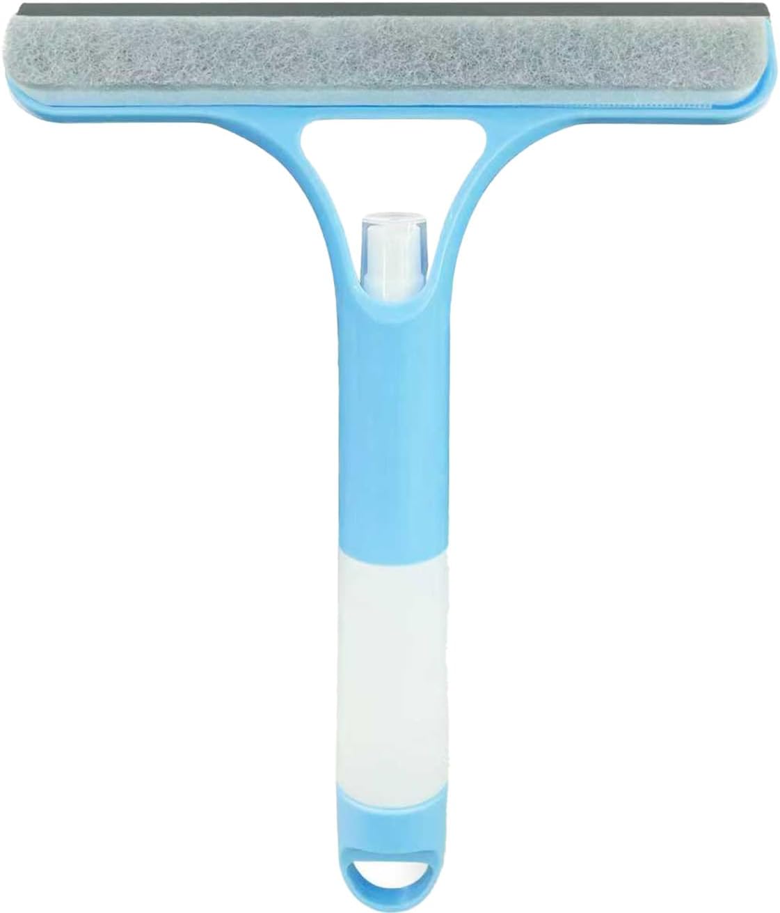 3 in 1 Window Cleaning Scraper,All-Purpose Spray Window Squeegee Cleaner Tool,for Glass Doors for Windows Glass, Mirrors Scraper, Brush