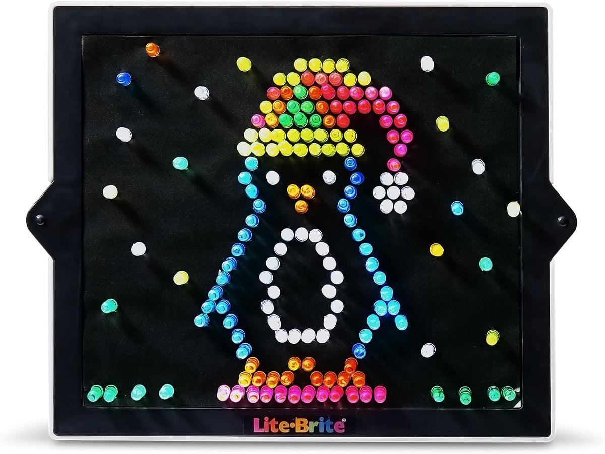 Lite Brite Ultimate Value Retro Toy, 12 Seasonal Templates, Peg Pouch, Amazon Exclusive, Light up Creative Activity Toy, Educational Stem, Gift for Girls and Boys, Ages 4+