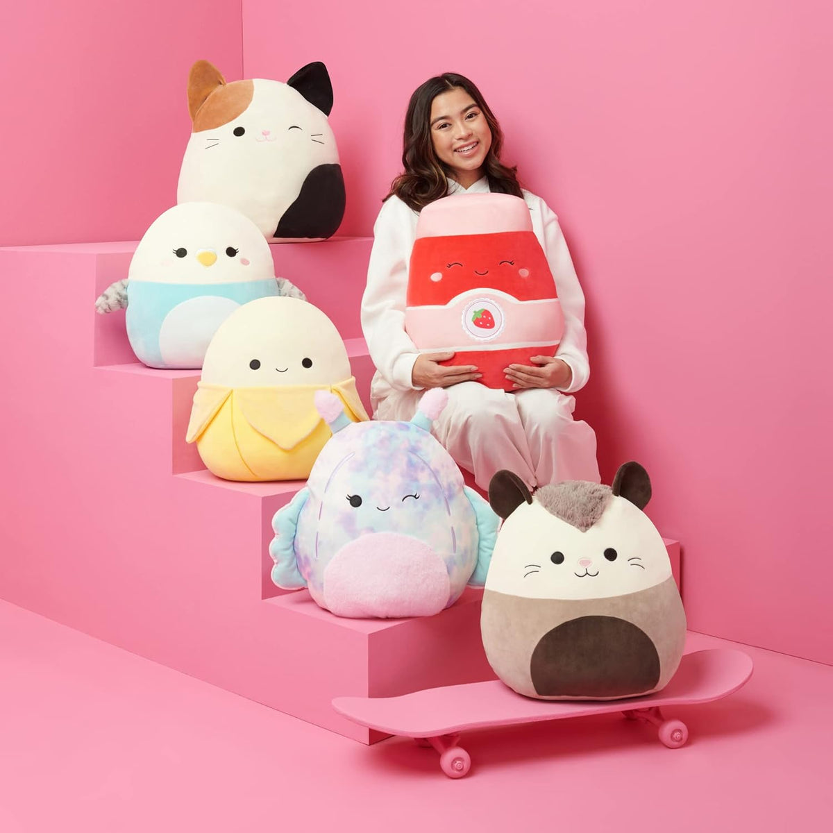Squishmallows Original Mystery 3-Pack (8-Inch) – Official Jazwares Plush (Medium-Sized)