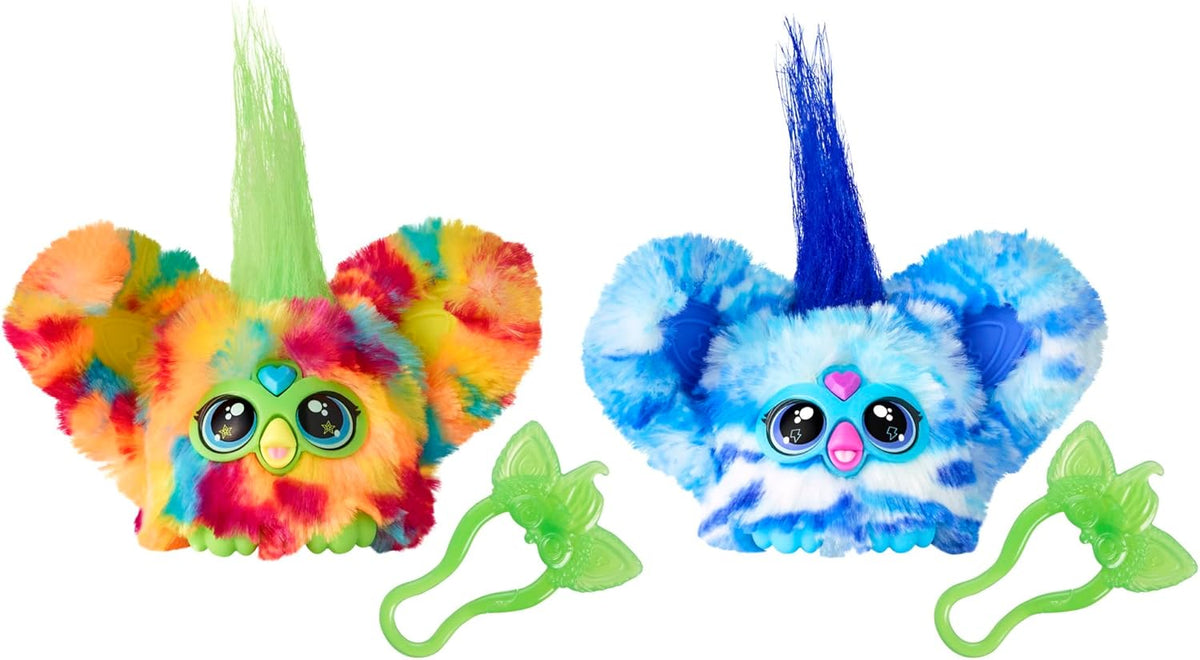 Furby Furblets Fierce & Fabulous 2 Pack, Greenie-Meanie & May-May with 45 Sounds Each, Electronic Plush Toys for Girls & Boys, Ages 6+)