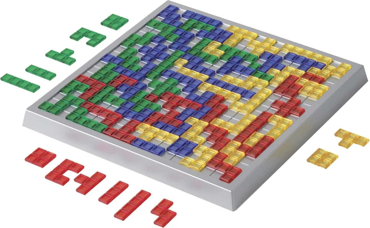 Mattel Games Blokus XL Board Games for Family Night, Brain Games for 2 to 4 Players, Oversized Board and Pieces (Amazon Exclusive) | Classic Strategy Play with "Just One Rule," featuring Oversized Board and Pieces
