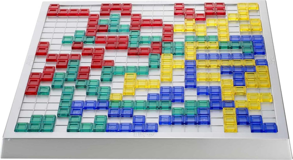 Mattel Games Blokus XL Board Games for Family Night, Brain Games for 2 to 4 Players, Oversized Board and Pieces (Amazon Exclusive) | Classic Strategy Play with "Just One Rule," featuring Oversized Board and Pieces