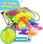 Goody King Magnetic Fishing Game Pool Toys for Kids - Outdoor Indoor Water Table Toys Carnival Party Water Bath Toy for Toddlers 1-3 4 5 6 Years Old 2 Players Gift (Medium)