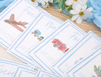 Boy Watercolor Milestone Cards,My First Monthly Milestone Cards
