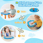 Kikidex Magnetic Drawing Board, Toddler Girl Toys for 1-3 Year Old, Doodle Board Pad Learning and Educational Toys for 1 2 3 Year Old Baby Kids Birthday Gift