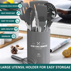 Stainless Steel Kitchen Cooking Utensil Set, Umite Chef 15 pcs Cooking Utensils - Nonstick Kitchen Utensils Cookware Set Spatula Set -Kitchen Gadgets Utensils Set, Kitchen Tools Gift