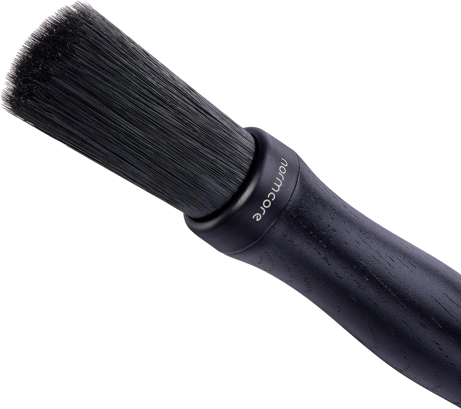 Normcore Barista Brush - Coffee Grounds Cleaning Brush - Natural Black Stained Oak Wood Handle Coffee Brush - Espresso Machine Cleaning Brush