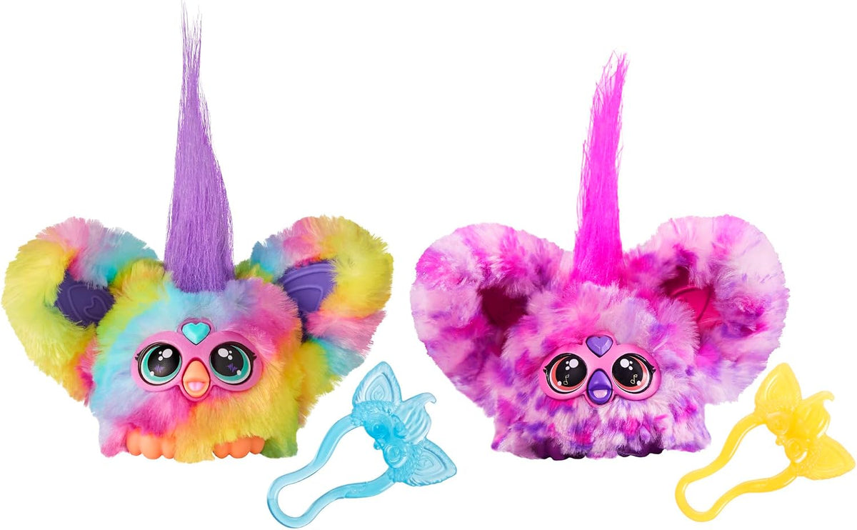 Furby Furblets Fierce & Fabulous 2 Pack, Greenie-Meanie & May-May with 45 Sounds Each, Electronic Plush Toys for Girls & Boys, Ages 6+)