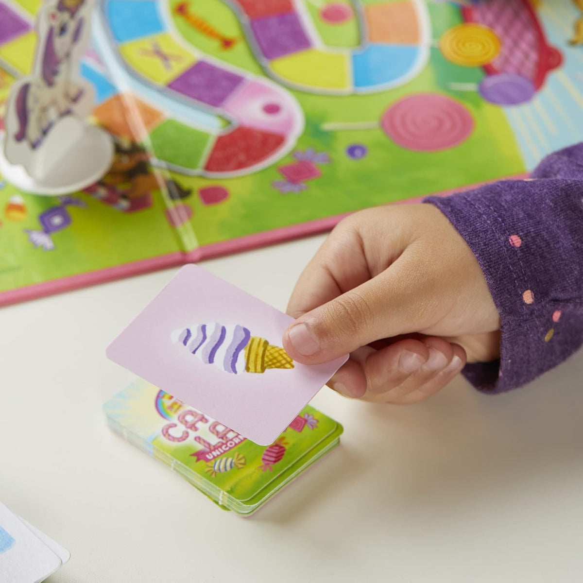 Hasbro Gaming Candy Land Unicorn Edition Preschool Board Game | Back to School Gifts for Kids | Classroom Toys | Ages 3+