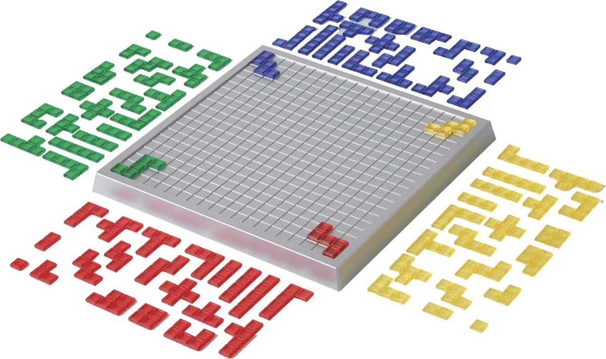 Mattel Games Blokus XL Board Games for Family Night, Brain Games for 2 to 4 Players, Oversized Board and Pieces (Amazon Exclusive) | Classic Strategy Play with "Just One Rule," featuring Oversized Board and Pieces