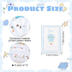 Boy Watercolor Milestone Cards,My First Monthly Milestone Cards