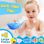 Goody King Magnetic Fishing Game Pool Toys for Kids - Outdoor Indoor Water Table Toys Carnival Party Water Bath Toy for Toddlers 1-3 4 5 6 Years Old 2 Players Gift (Medium)