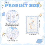 WAUAO Gingham Milestone Monthly Cards,My First Milestone Cards Photo Props | Baby Milestone Monthly Memories,Boys/Girls Photo Props