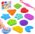 Squishy Sensory Toys for Kids Toddlers: Soft Textured Fidget Toy for Autism | Sensory Fidget Toys for ADHD Children Special Needs, Stress Calming Toy Desk, Baby Stocking Stuffer Squeeze Toy for Autism