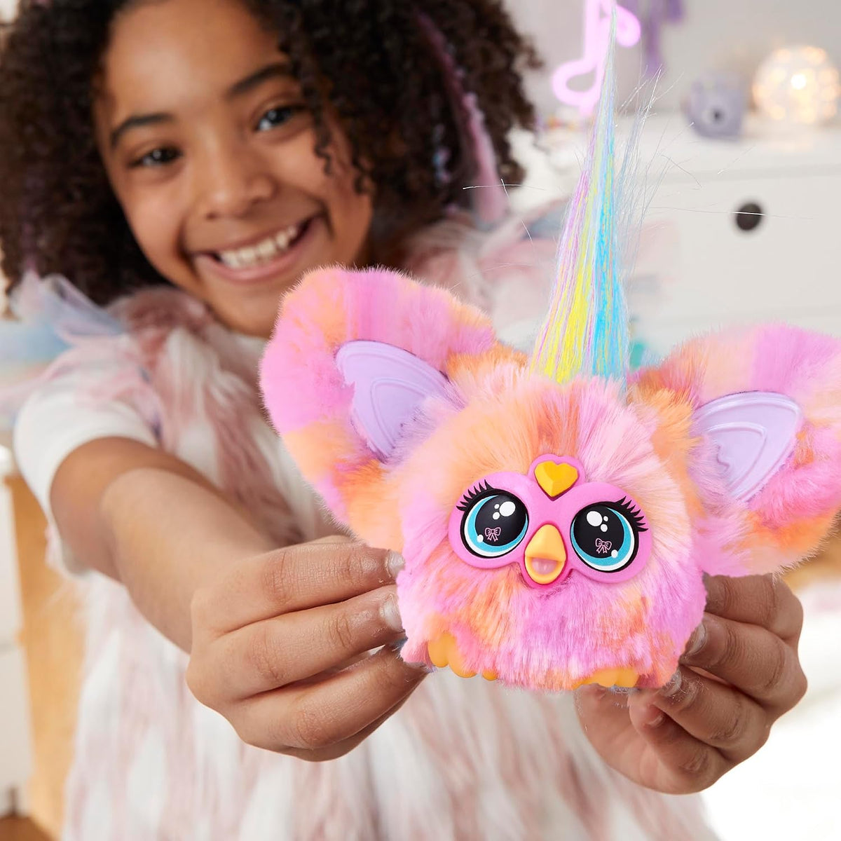 Furby Furblets Fierce & Fabulous 2 Pack, Greenie-Meanie & May-May with 45 Sounds Each, Electronic Plush Toys for Girls & Boys, Ages 6+)