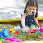 CENOVE Birthday Toys Gift for 3 4 5 6 7 Year Old Girls and Boys,Flower Garden Building Toy with Carry Box, STEM Toys for Preschool Children Educational Activity Toys