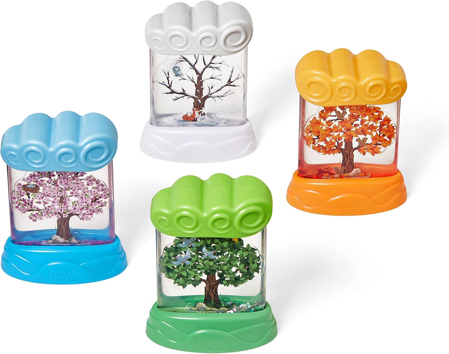 hand2mind Changing Seasons Sensory Tubes, Science Toys, Ages 3+ | Sensory Tubes, Calm Down Corner Supplies, Quiet Fidgets, Travel Toddler Toys, Preschool Classroom Must Haves