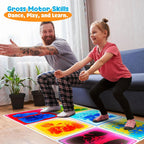 Sensory Floor Tiles for Kids Toddlers: 6 Pack Liquid Play Mats, 12"x12" Squares Autism Sensory Puzzle Pad, Lava Tiles Games Dance Step Pads, Preschool Classroom Montessori Gross Motor Daycare Toys