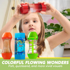 JOYIN 4-Pack Fidget Tubes for Kids, Sensory Tubes, Stress Relief Toy, Speech Therapy, Calming Toys for Children with Autism, Calm Down Corner Classroom Supplies, Back to School Gifts for Students