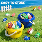 ORANGE OCEAN 66 PCS Magnetic Fishing Games for Kids Ages 4-8, Toddler Board Games for Kids 4-6 8-12, Toys for 3 4 5 6 Year Old Boys Girls, Ideas Birthday Gifts for Boys Girls 3-5 6-8