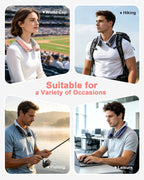 Portable Neck Fan, Max 20H, Rechargeable Personal Fan with 6000mAh Battery, 360° Cooling, 6 Speeds Hands-Free Wearable Fan, Gifts for Men, Women, Travel, World Cup, Outdoor