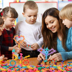 TOMYOU 400 Pieces Building Blocks Kids STEM Toys Educational Classroom | Sensory, Interlocking Solid Plastic for Preschool Boys and Girls