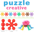 TOMYOU 400 Pieces Building Blocks Kids STEM Toys Educational Classroom | Sensory, Interlocking Solid Plastic for Preschool Boys and Girls