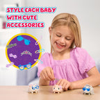Little Live Pets Bunny Mama Surprise Toy Set, Hutch Interactive Animal Playset with 3 Surprise Babies, 20+ Sounds, Bunny Accessories for Girls Ages 3+ | 20+ sounds, deluxe hutch, 20+ care accessories, repeatable play, interactive pet toy for girls ages 3+