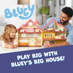 Bluey XL House Playset, Interactive Lights, Sounds & Dance Floor | 17in tall, 3 levels, 50+ phrases, spinning dance floor, 4 figures incl. Bluey & Bingo