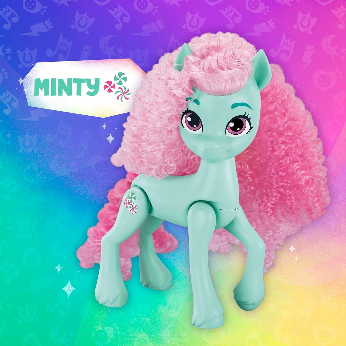 My Little Pony Dolls Rainbow Celebration, 6 Pony Figure Set, 5.5-Inch Dolls, Toys for 3 Year Old Girls and Boys, Unicorn Toys (Amazon Exclusive)