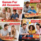 Magnet Game, Magnetic Game with String, Board Games for Adults and Kids 8-12, Portable Strategy Family Game for All Ages, Christmas Birthday Gifts for Kids, Fidget Toys for Family Travel & Game Night