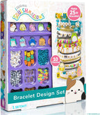 Horizon Group USA Jewelry Making Kit, Squishmallows Bracelets | Bracelet and Accessories Design Set, Cute DIY Beading and Jewelry, Includes String, Beads, and Charms,