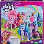 My Little Pony Dolls Rainbow Celebration, 6 Pony Figure Set, 5.5-Inch Dolls, Toys for 3 Year Old Girls and Boys, Unicorn Toys (Amazon Exclusive)