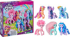 My Little Pony Dolls Rainbow Celebration, 6 Pony Figure Set, 5.5-Inch Dolls, Toys for 3 Year Old Girls and Boys, Unicorn Toys (Amazon Exclusive)