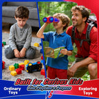 Boy Toys Age 3-12,Binoculars for Kids with Bird Watching Manual&Compass | Outdoor Camping Backyard Toddler Toys,3 4 5 6 7 8 9 10 11 12 Year Old Xmas Birthday Gifts,3-4 4-6 6-8 8-12 Year Old Kids Gift
