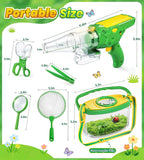 Bug Catcher for Kids Age 3-12, Bug Vacuum Catching Kit with Bug Collector | Butterfly Net Magnifying Glass Bugs Grabber Insect Catcher Tweezers, Outdoor Explorer Toys Gift for Kids