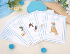 Boy Watercolor Milestone Cards,My First Monthly Milestone Cards